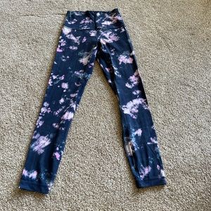 Lululemon Align Leggings Circulate Tie Dye Mineral Blue Multi Women’s Size 4